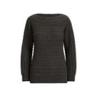 Ralph Lauren Off-the-shoulder Sweater Charcoal Melange