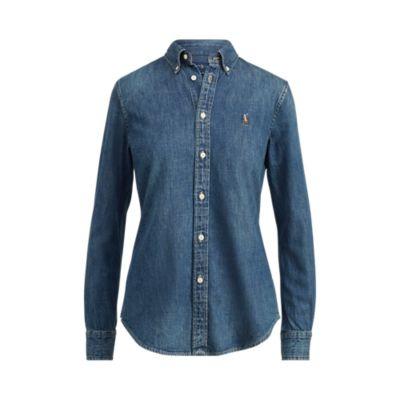 Ralph Lauren Custom-fit Denim Shirt Blaine Wash