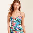 Ralph Lauren Lauren Tropical-print Tubini Top Multi