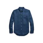 Polo Ralph Lauren Slim Fit Ocean-wash Shirt Holiday Navy