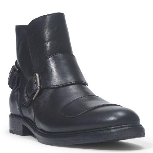 Ralph Lauren Greyson Washed Boot Black