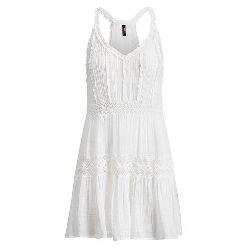 Polo Ralph Lauren Ruffle-trim Cotton Cover-up