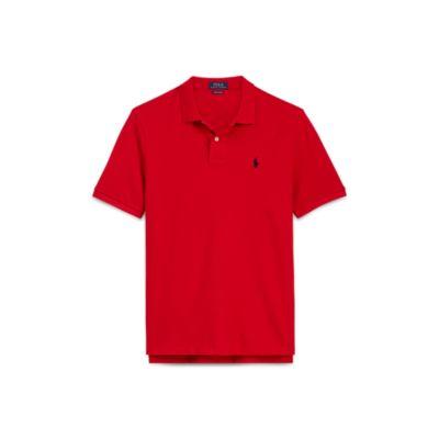Ralph Lauren Custom Slim Fit Mesh Polo Rl2000 Red