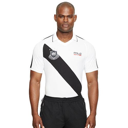 Ralph Lauren Polo Sport Performance Mesh Polo Shirt Pure White