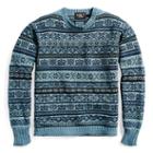 Ralph Lauren Rrl Indigo Military Cotton Sweater