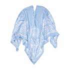 Ralph Lauren Paisley Silk Poncho Light Blue