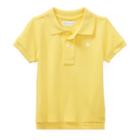 Ralph Lauren Cotton Mesh Polo Shirt Yellow 3m