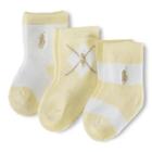 Ralph Lauren Argyle Rugby Terry 3-pack Light Yellow Multi 0-6m