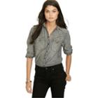 Ralph Lauren Denim & Supply Chambray Western Shirt Black