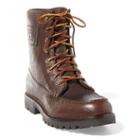 Polo Ralph Lauren Flaxby Tumbled Leather Boot Dark Brown