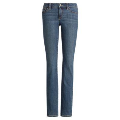 Ralph Lauren Modern Straight Curvy Jean Rinse