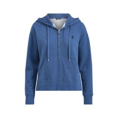 Ralph Lauren Fleece Full-zip Hoodie Blue Heather