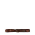 Ralph Lauren Studded Roughout Leather Belt Light Brown