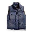 Ralph Lauren Cotton-blend Down Vest Aviator Navy