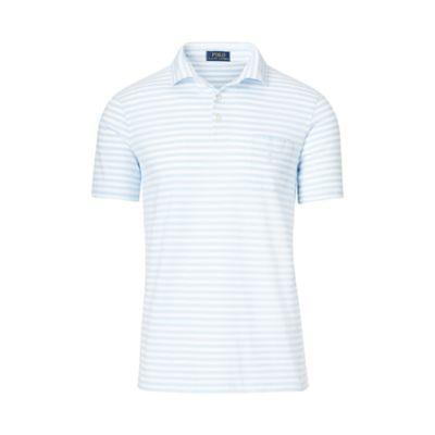 Ralph Lauren Classic Fit Jersey Polo Shirt Elite Blue/white