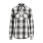 Ralph Lauren Plaid Button-down Shirt Black Multi