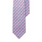 Polo Ralph Lauren Seaplane-print Silk Narrow Tie Pink