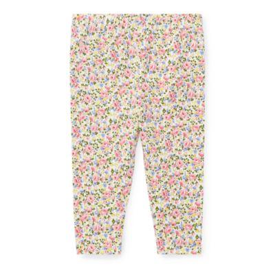 Ralph Lauren Floral-print Jersey Legging White/pink/multi 3m