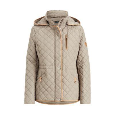 Ralph Lauren Quilted Hooded Jacket Summer Sage