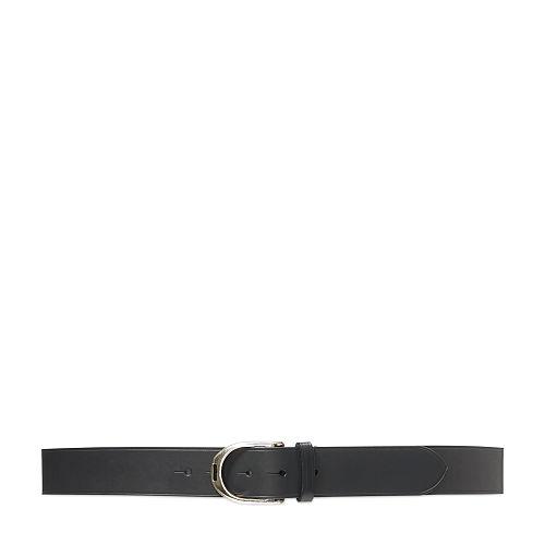 Ralph Lauren Equestrian Vachetta Belt Black