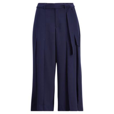 Ralph Lauren Wide-leg Pant Rl Navy