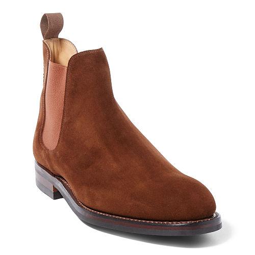 Ralph Lauren Ruddington Suede Chelsea Boot Snuff