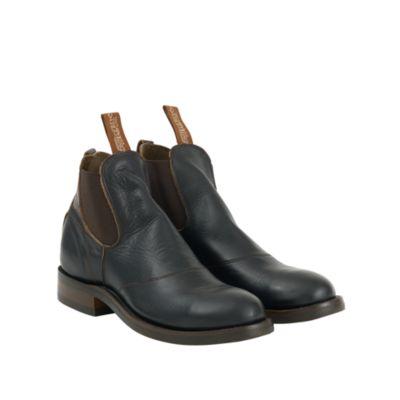 Ralph Lauren Leather Congress Work Boot Black