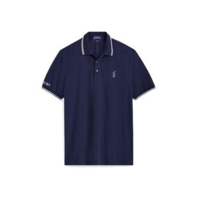 Ralph Lauren Classic Fit Mesh Polo Shirt Newport Navy 4x Big