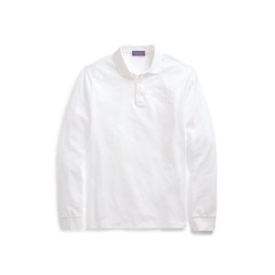 Ralph Lauren Custom Slim Long-sleeve Polo Classic White