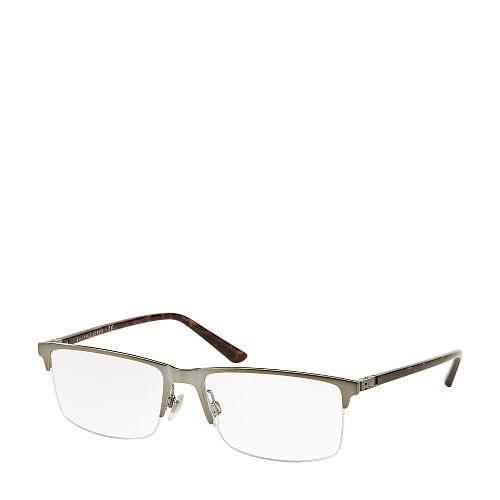 Ralph Lauren Rl Hinge Rimless Eyeglasses Brushed Gun Metal