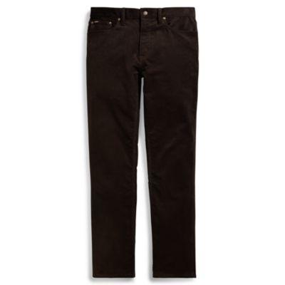 Ralph Lauren Varick Slim Straight Pant Antique Brown