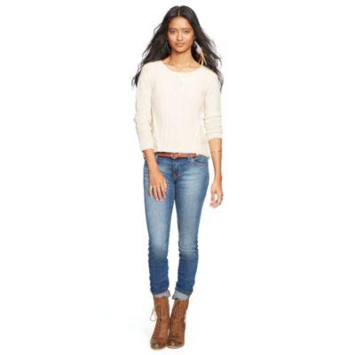 Ralph Lauren Long-sleeved Crewneck Sweater Cream