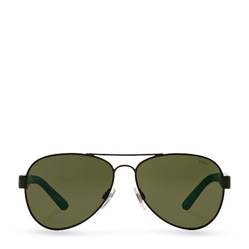 Polo Ralph Lauren Contrast Aviator Sunglasses Camo