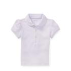 Ralph Lauren Cotton Interlock Polo Shirt Summer Lilac 9m