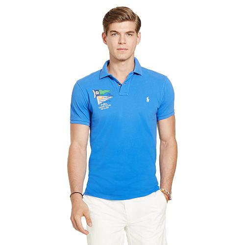 Polo Ralph Lauren Custom-fit Cotton Mesh Polo New Iris