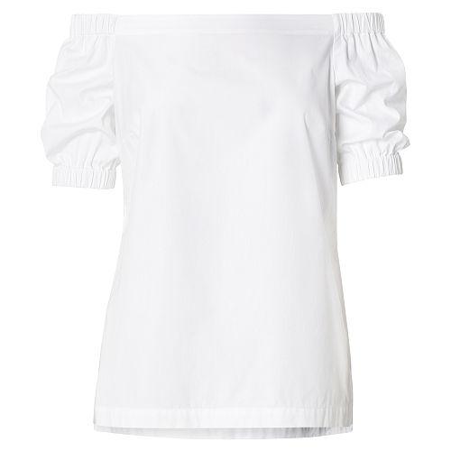 Ralph Lauren Lauren Cotton Off-the-shoulder Top White
