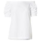 Ralph Lauren Lauren Cotton Off-the-shoulder Top White