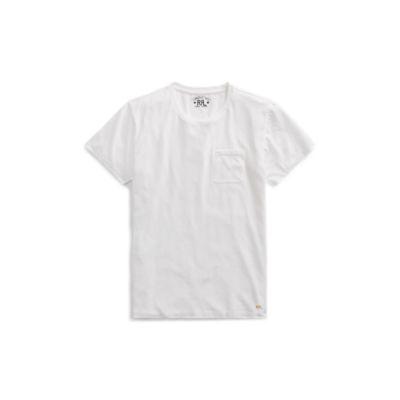 Ralph Lauren Cotton Jersey Pocket T-shirt White