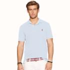 Polo Ralph Lauren Custom-fit Mesh Polo Shirt Harbor Island Blue