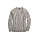 Ralph Lauren Cashmere V-neck Sweater Grey Heather