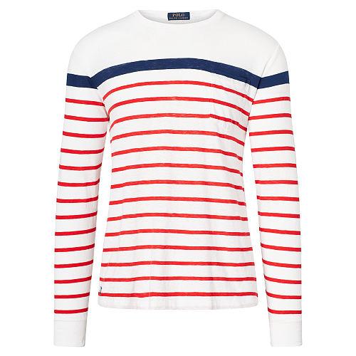 Polo Ralph Lauren Standard Fit Cotton T-shirt White Multi