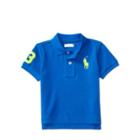 Ralph Lauren Cotton Mesh Polo Shirt Pure Sapphire 3m