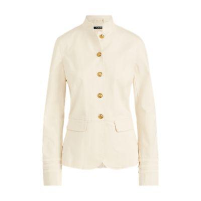 Ralph Lauren Canvas Officer's Jacket Parchment