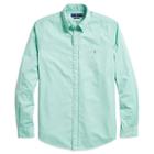 Polo Ralph Lauren Standard Fit Cotton Shirt Offshore Green