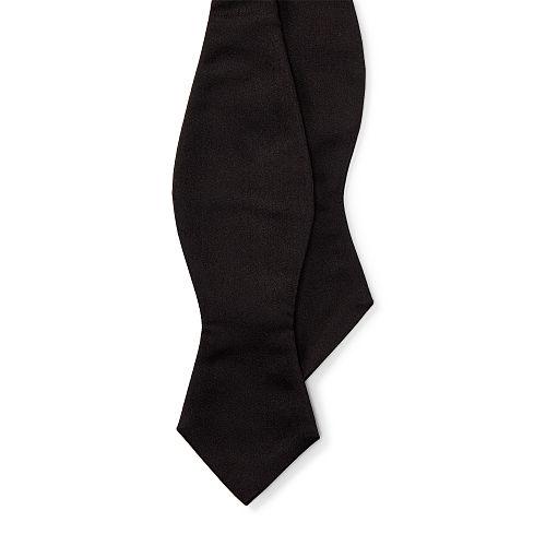 Polo Ralph Lauren Silk Satin Spencer Bow Tie Black Satin