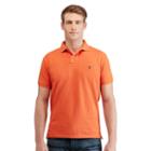 Polo Ralph Lauren Custom-fit Mesh Polo Shirt College Orange Heather