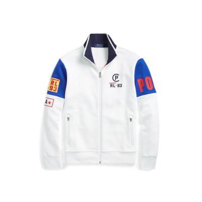 Ralph Lauren Cp-93 Double-knit Track Jacket White Multi