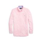 Ralph Lauren Classic Fit Striped Shirt Rose Pink/white L Tall