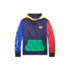 Ralph Lauren Hi Tech Color-blocked Hoodie Cruise Navy Multi