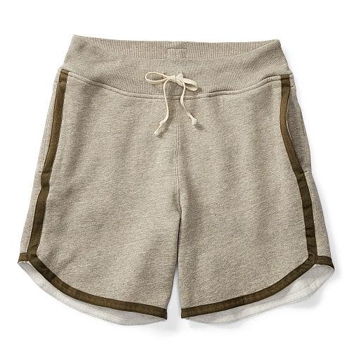 Ralph Lauren Rrl Cotton-blend-fleece Short Camp Heather